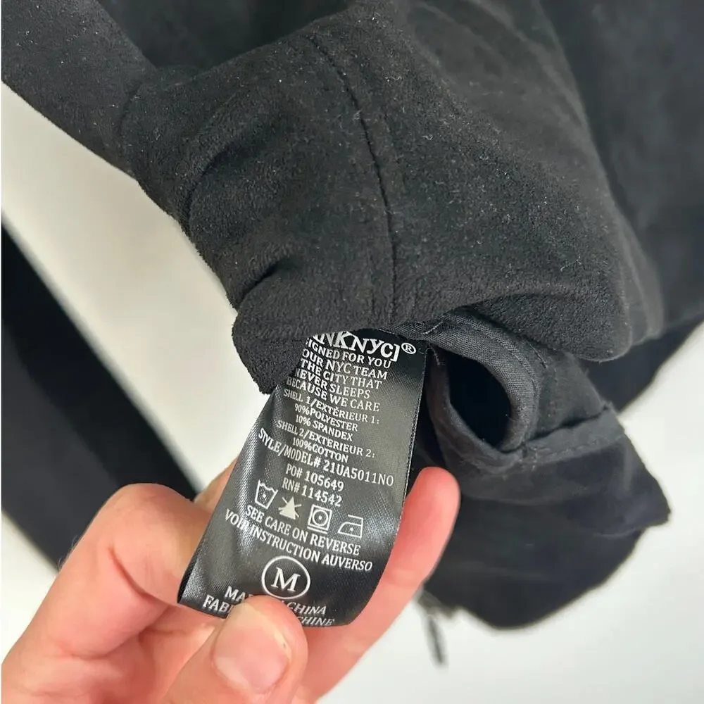 Blank NYC Legendary Faux Suede Jacket - Black - Medium